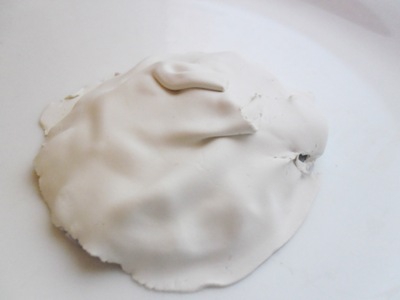 Снежный шар из полимерной глины